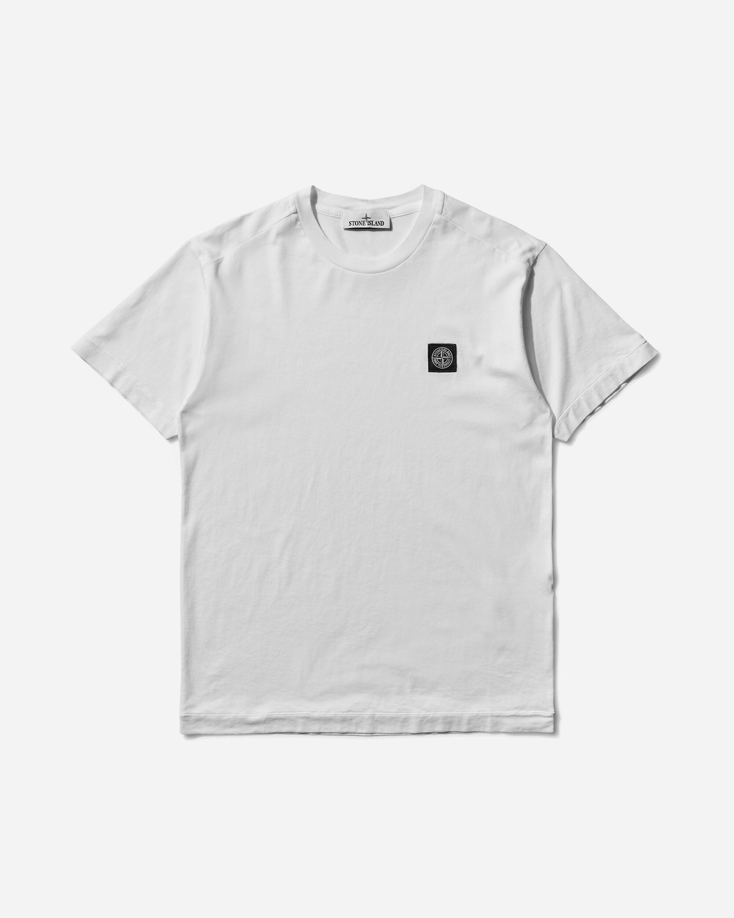 Stone Island Patch Logo T Shirt White T-Shirts Shortsleeve K2S15-2100027-S0013 V0001