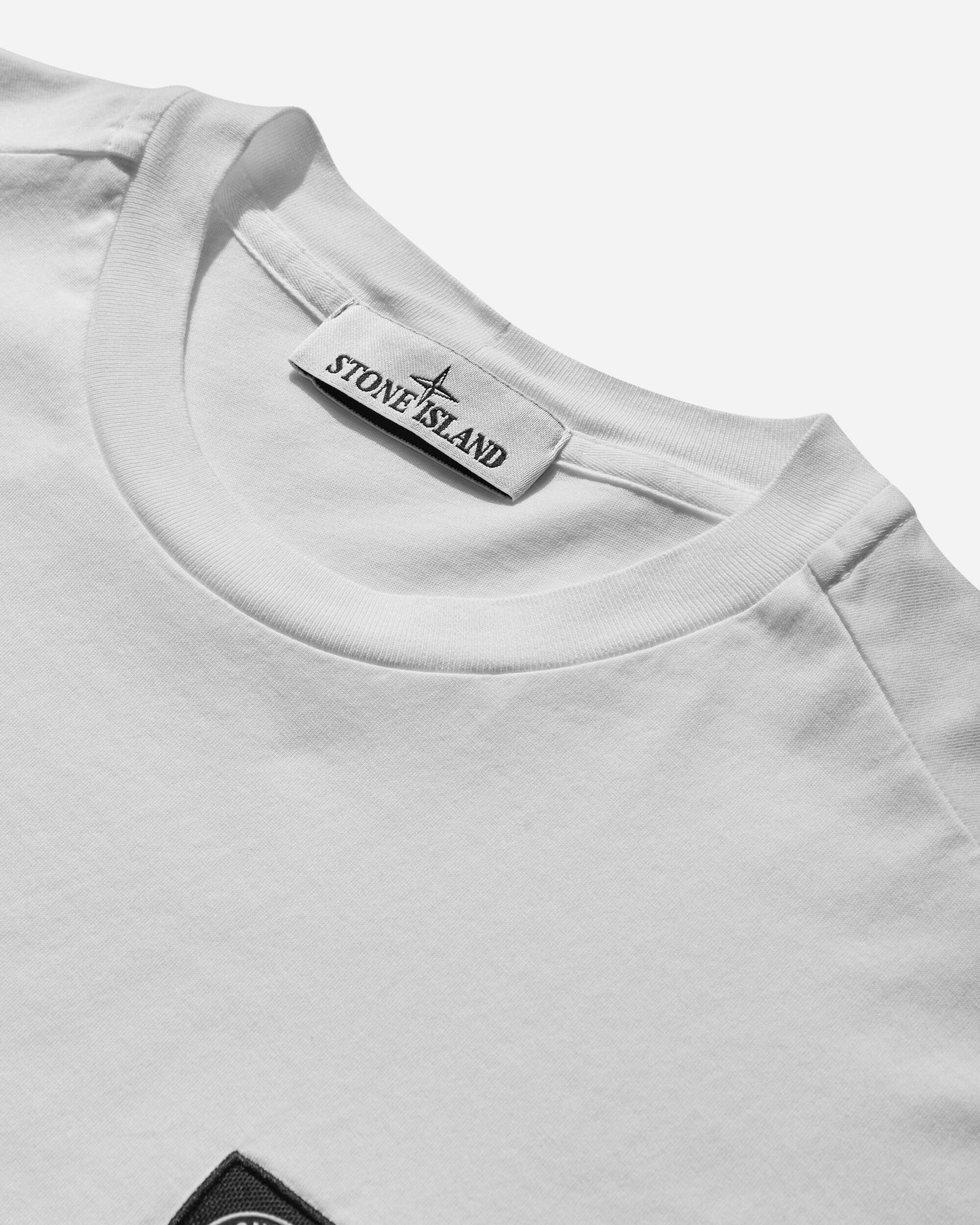 Stone Island Patch Logo T Shirt White T-Shirts Shortsleeve K2S15-2100027-S0013 V0001