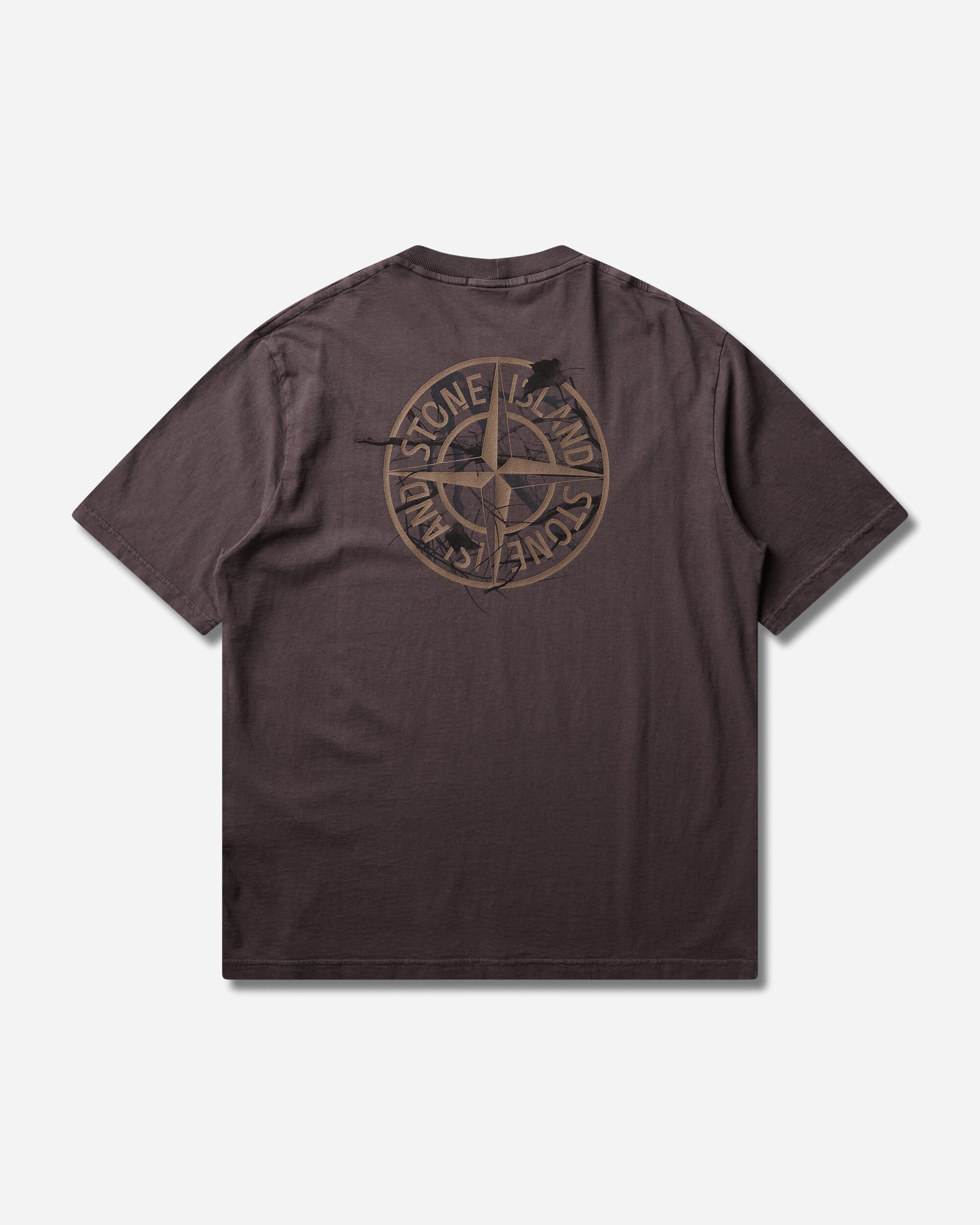 Stone Island Ss T-Shirt Dark Burgundy T-Shirts Shortsleeve L2S152100001S0E19 V0011