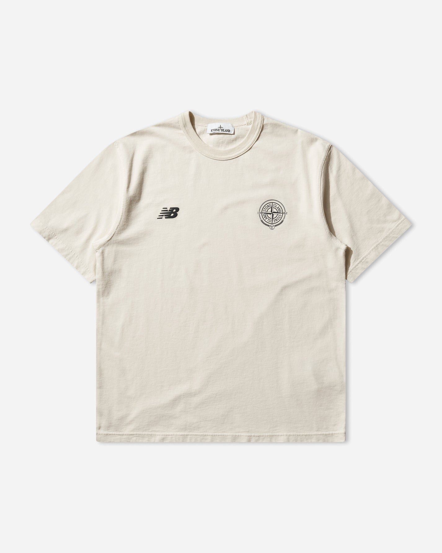 Stone Island Stone Island X New Balance - S/S T-Shirt Ivory T-Shirts Shortsleeve L1S252100001S0115 V0093