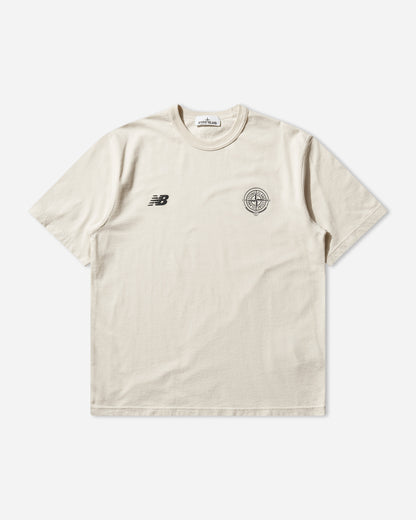 Stone Island Stone Island X New Balance - S/S T-Shirt Ivory T-Shirts Shortsleeve L1S252100001S0115 V0093