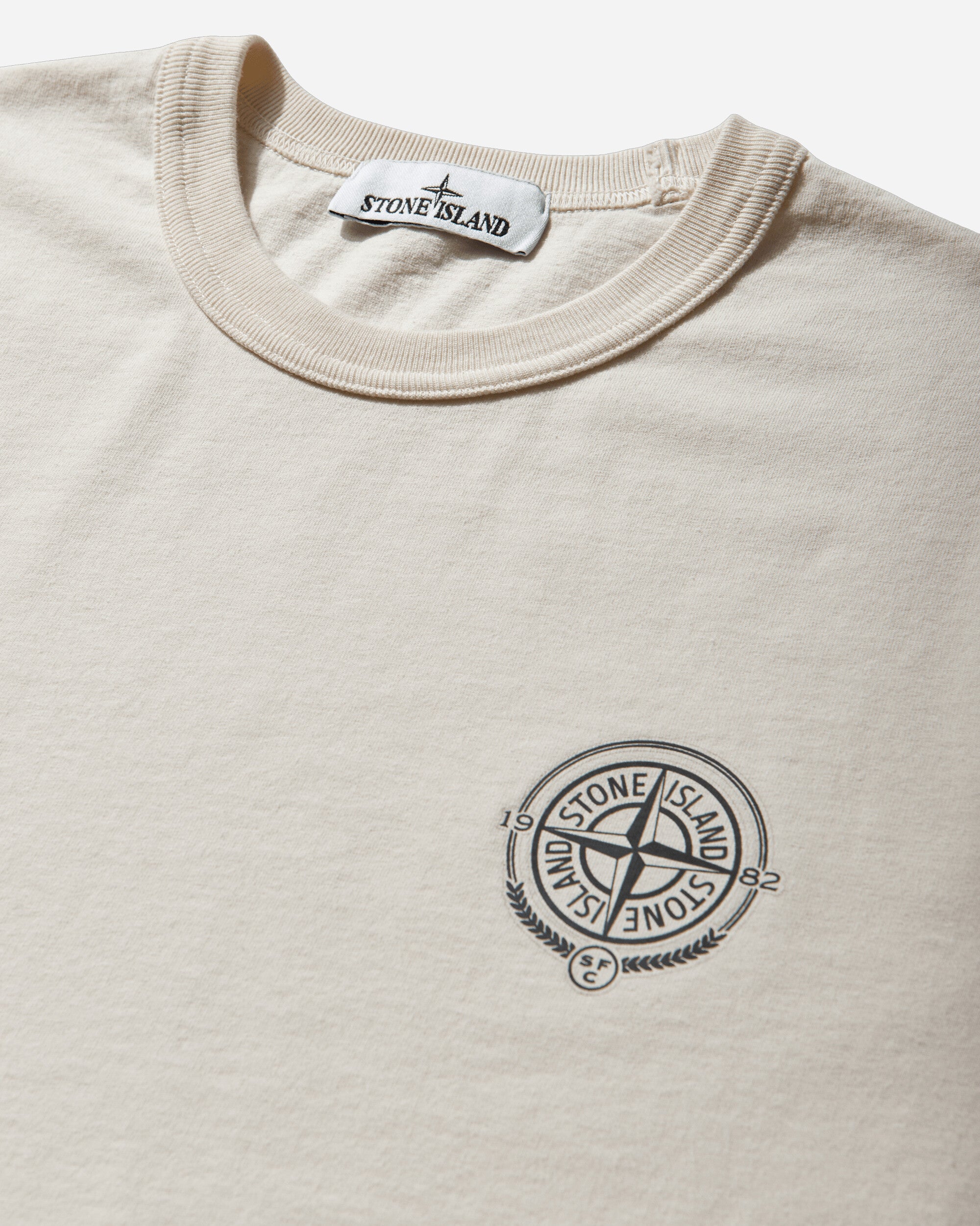 Stone Island Stone Island X New Balance - S/S T-Shirt Ivory T-Shirts Shortsleeve L1S252100001S0115 V0093