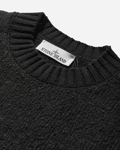 Stone Island Fancy Yarn Crewneck Sweater Black Knitwears Sweaters K2S15-5100056-S00N2 V0029