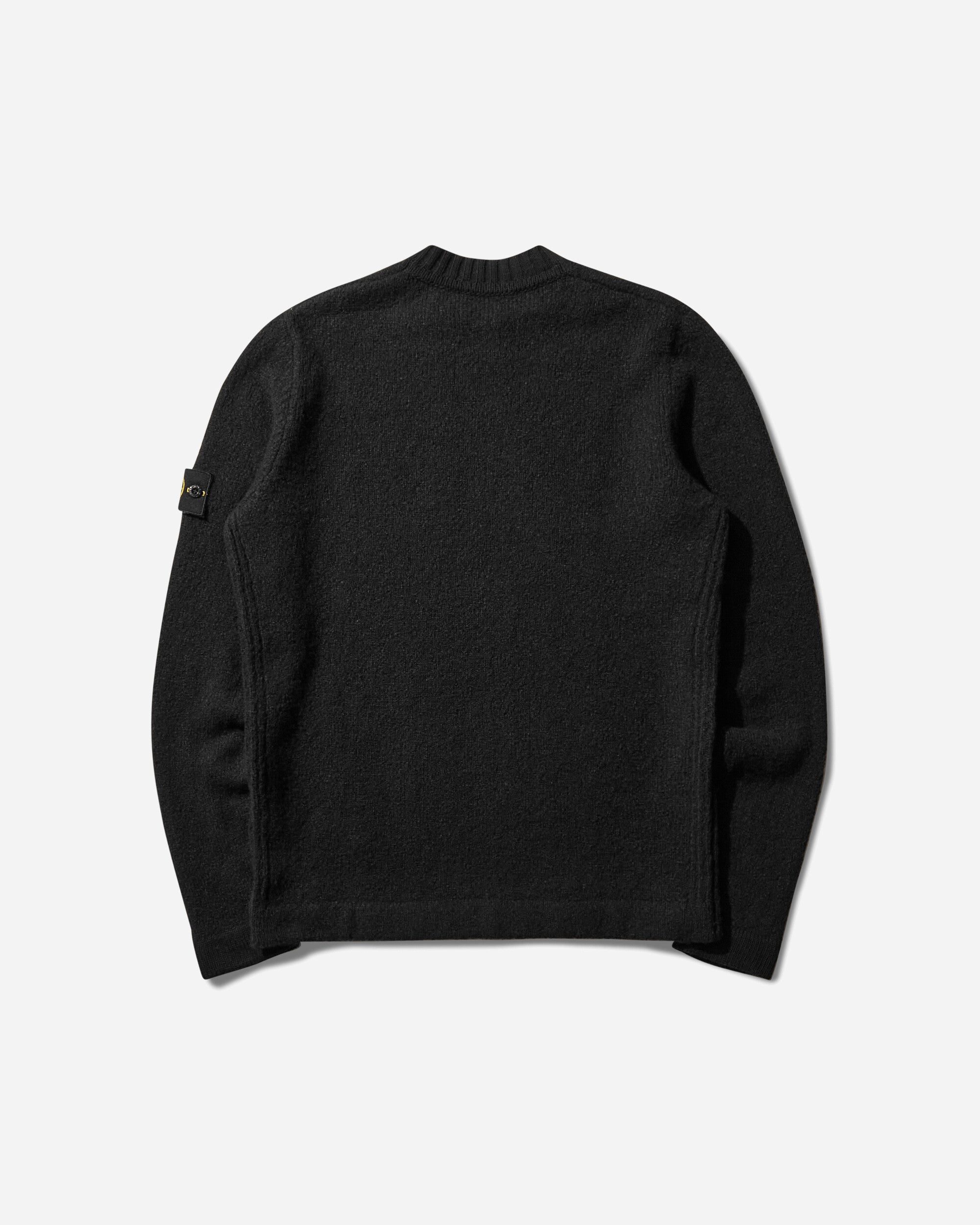 Stone Island Fancy Yarn Crewneck Sweater Black Knitwears Sweaters K2S15-5100056-S00N2 V0029