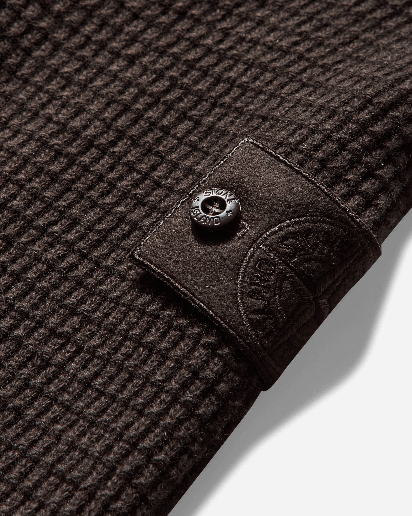 Stone Island Geelong Wool Zip Up Cardigan Dark Brown Knitwears Sweaters K2S15-5100083-S00FG V0070