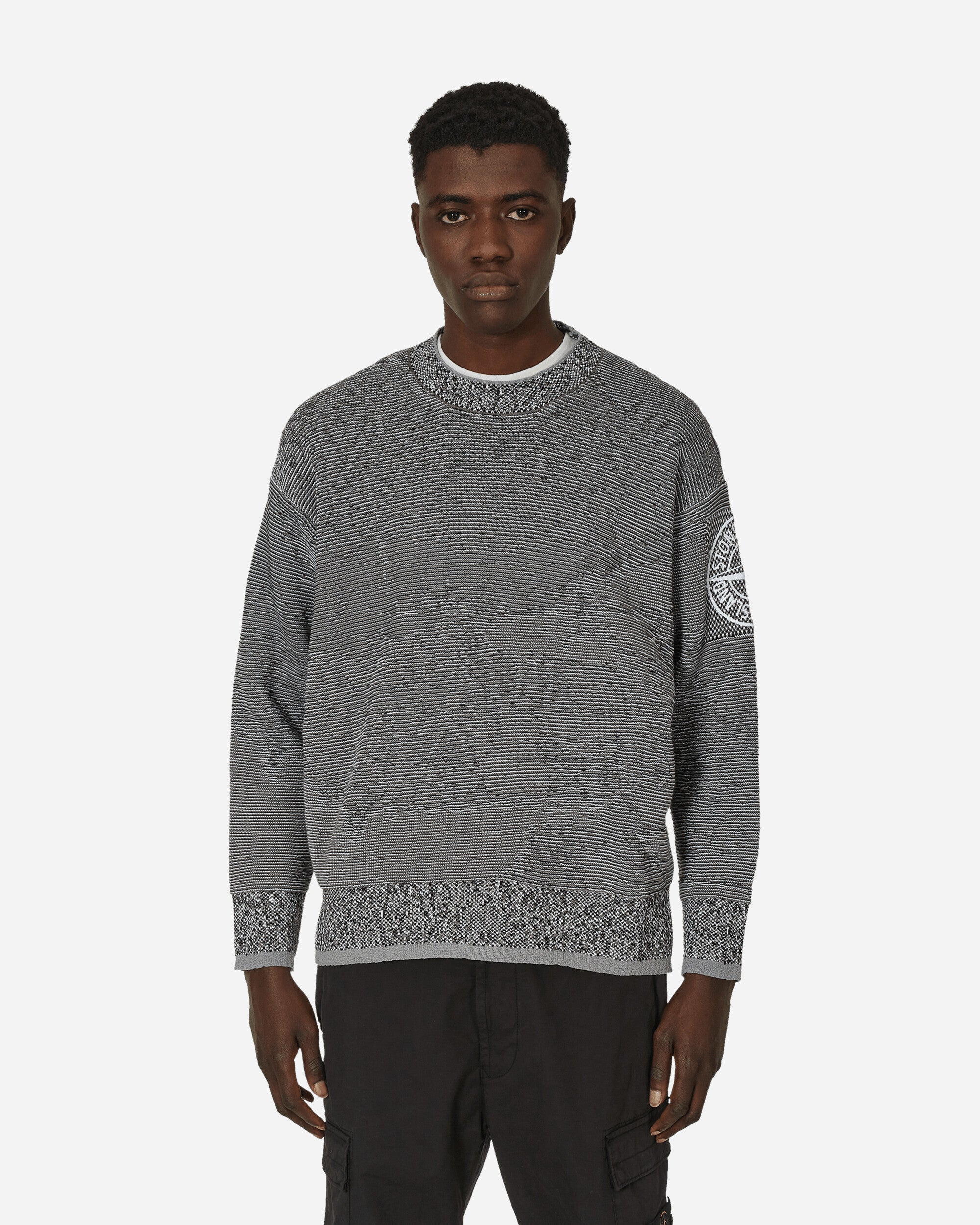 Cotton Nylon Mock Neck Sweater Dust