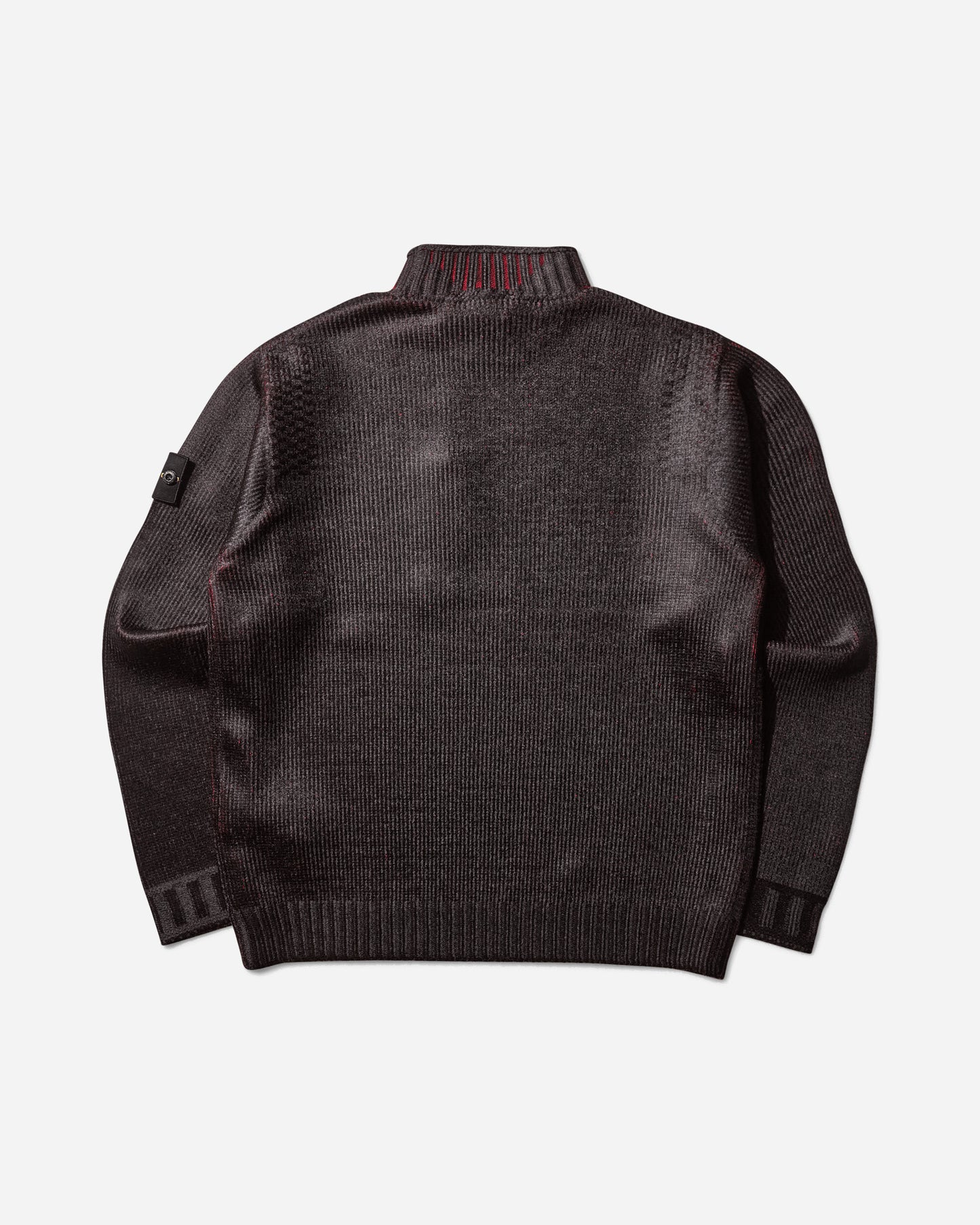Stone Island Sublimatic Print Mock Neck Sweater Bordeaux Knitwears Sweaters K2S15-5100066-S00Z5 V0012