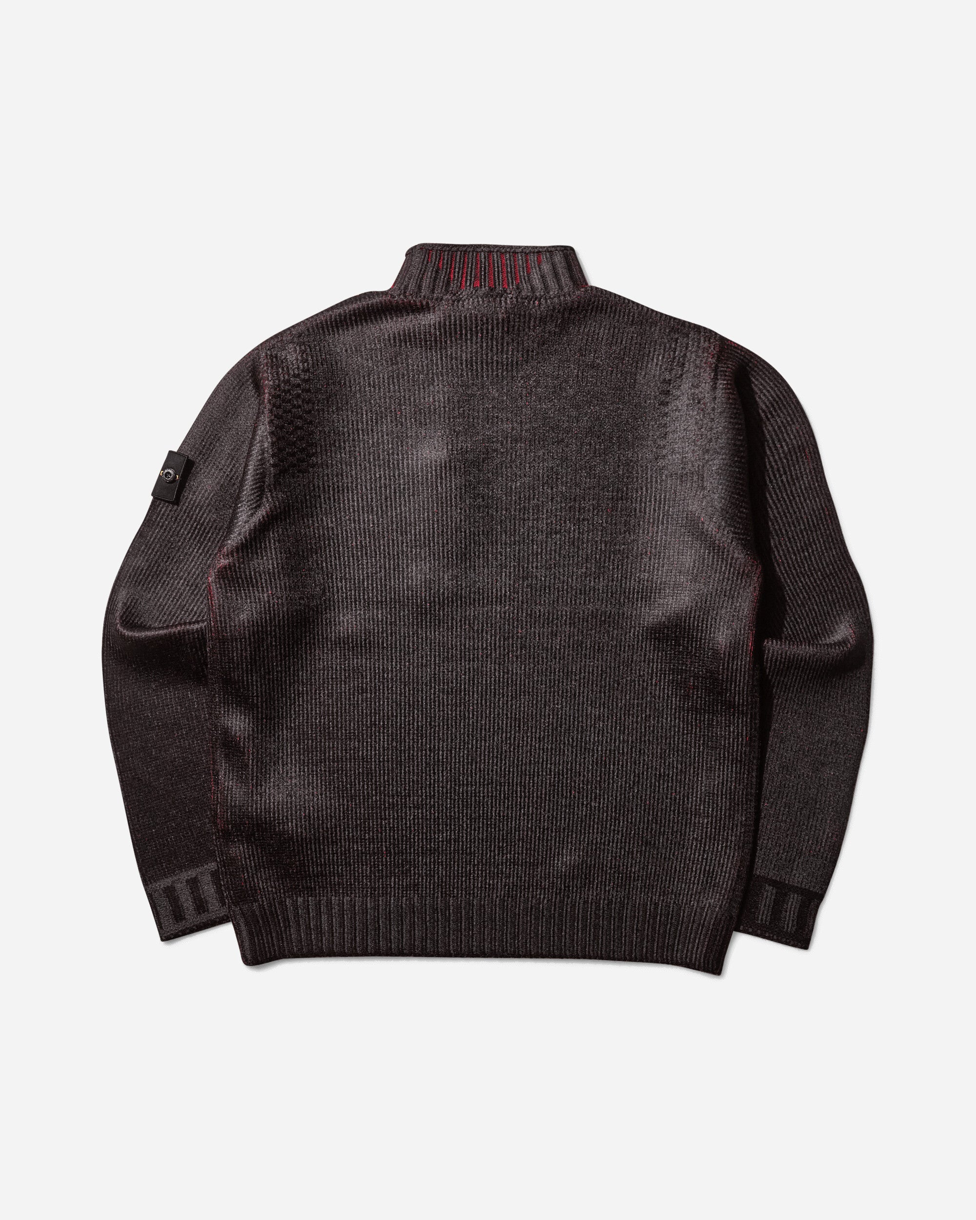 Stone Island Sublimatic Print Mock Neck Sweater Bordeaux Knitwears Sweaters K2S15-5100066-S00Z5 V0012