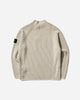 Stone Island Vanise' Full Ribs Wool Crewneck Sweater Ivory Knitwears Sweaters K2S15-5100023-S00L7 V0093