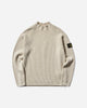 Stone Island Vanise' Full Ribs Wool Crewneck Sweater Ivory Knitwears Sweaters K2S15-5100023-S00L7 V0093