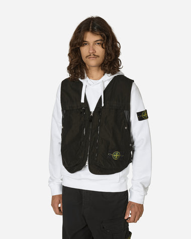 Stone Island David Vest Black Coats and Jackets Vests 8115G03M3 V0029