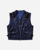 Stone Island Indigo Polypropylene Denim Light Vest Blue Rinse Coats and Jackets Vests K2S15-G100016-S00J2 VJ201