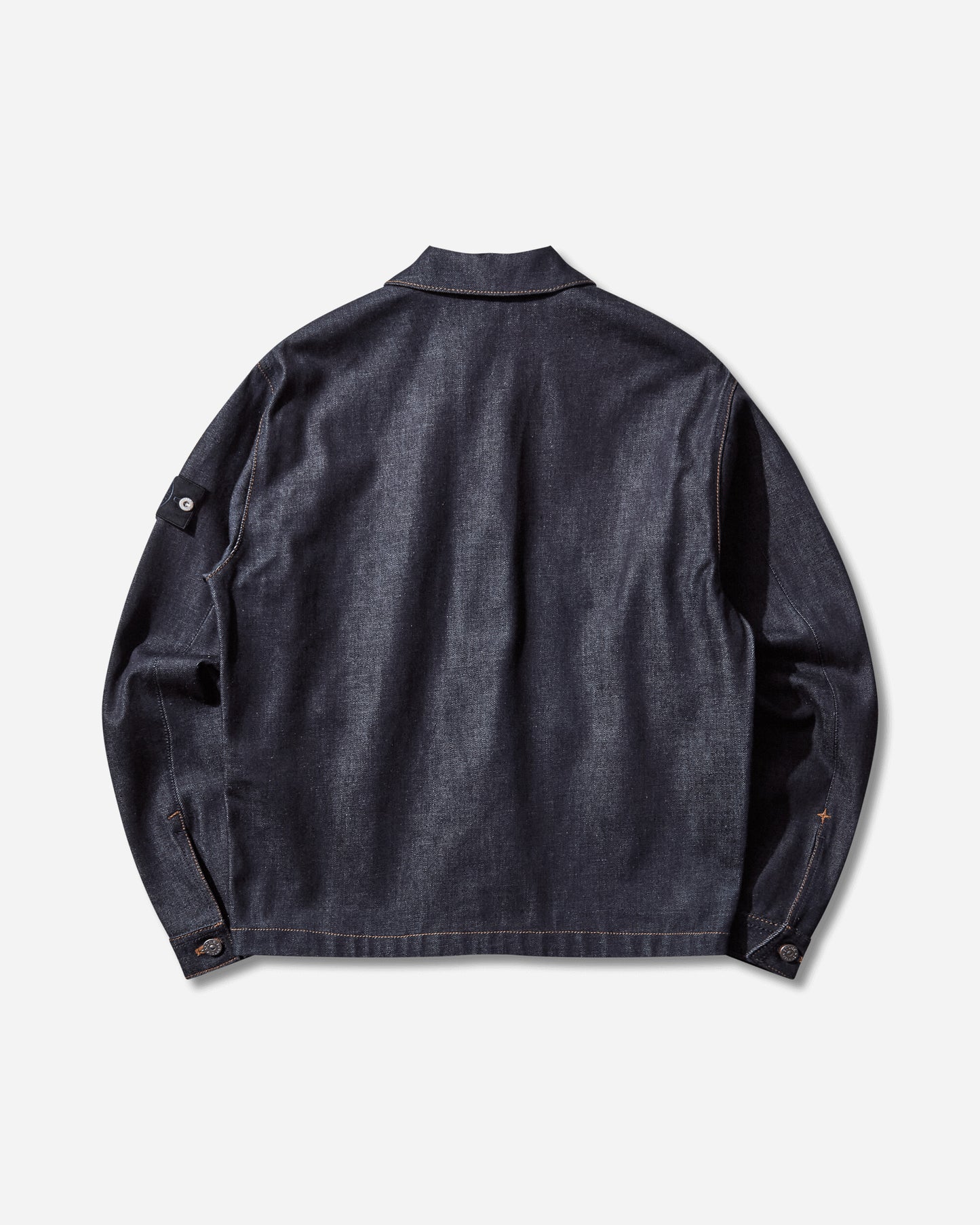 Stone Island Indigo Denim Raw Jacket Blue Raw Coats and Jackets Windbreakers K2S15-Q100027-S00J8 VJ200