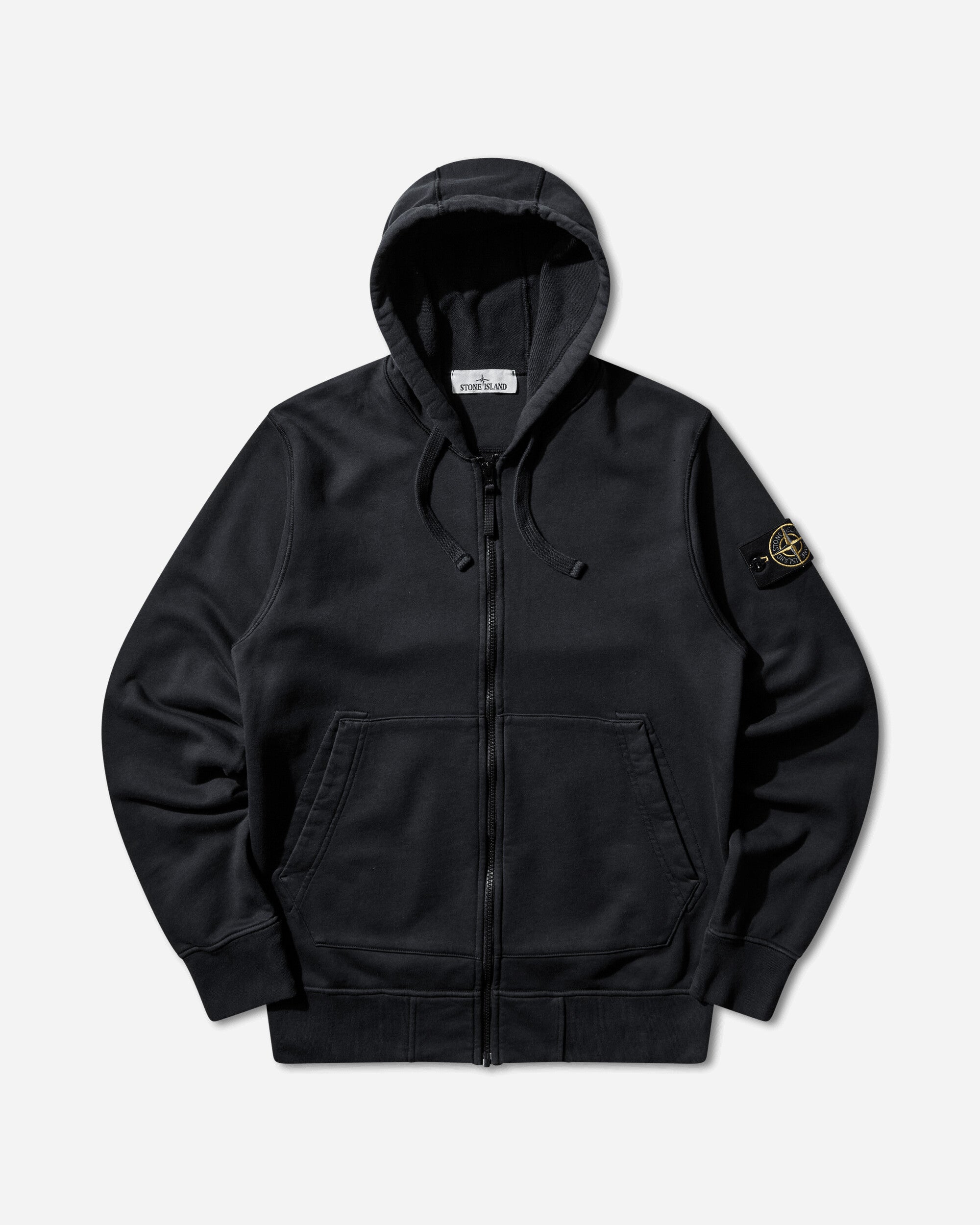 Stone Island Hoodie Sweater Navy Blue Sweatshirts Zip-Ups L1S156100061S0051 V0020