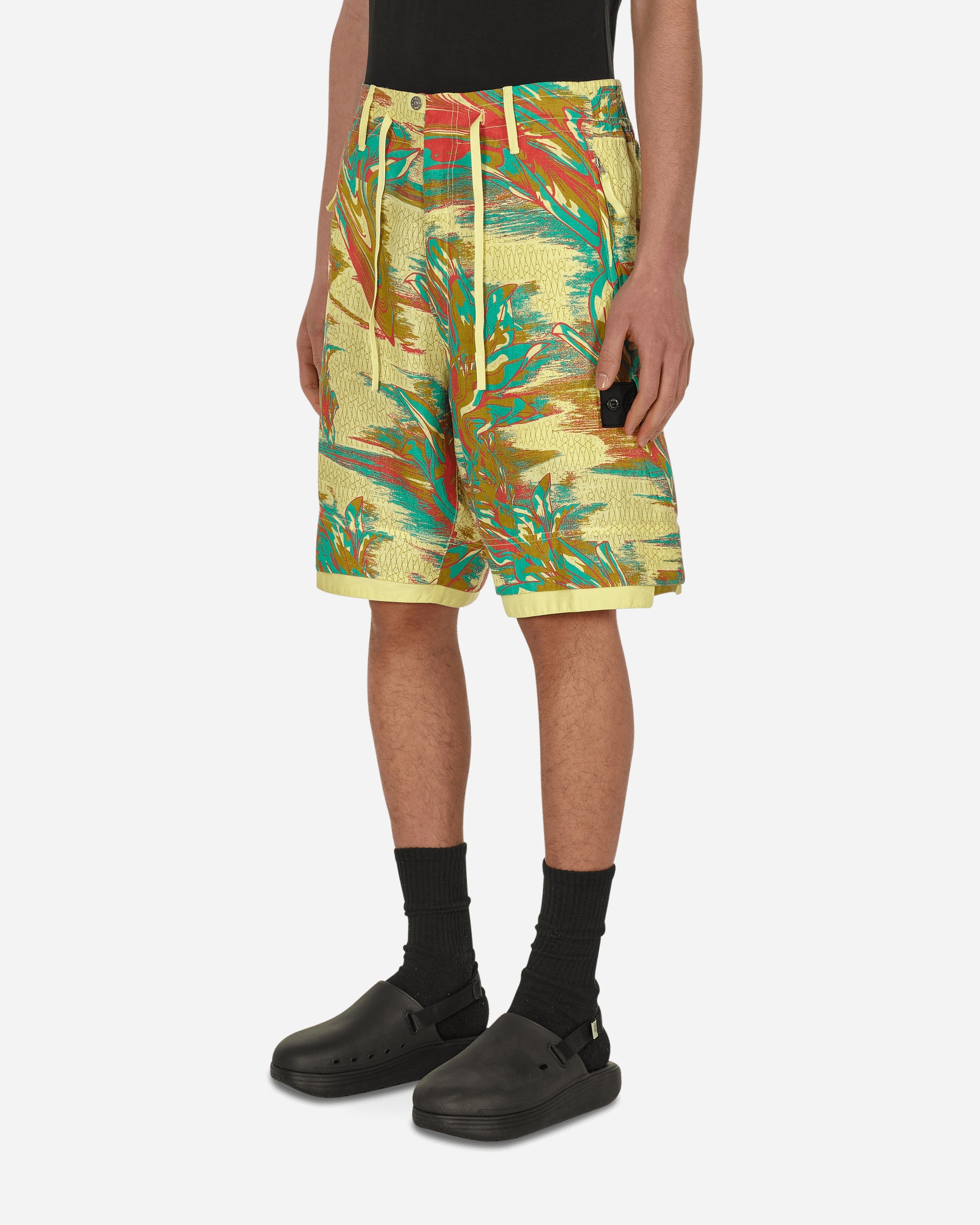 Stone Island Shadow Project Summer Shorts Yellow Shorts Short 7619L0227 V2130