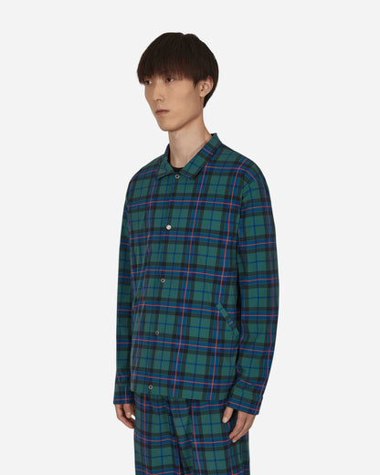 The Salvages Liberty Coach Morrison Green Tartan T-Shirts Longsleeve SS220307 003