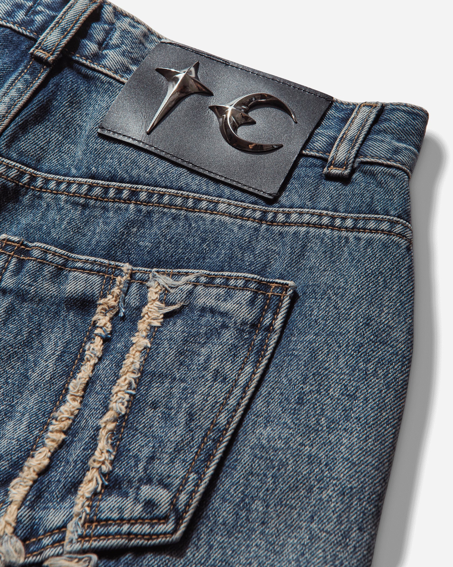 Thug Club Tribal Denim Pants Blue Pants Denim TC23PT0701 BLUE