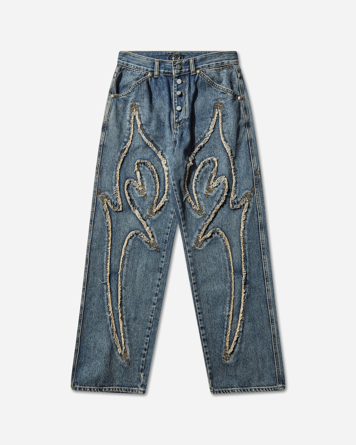 Thug Club Tribal Denim Pants Blue Pants Denim TC23PT0701 BLUE