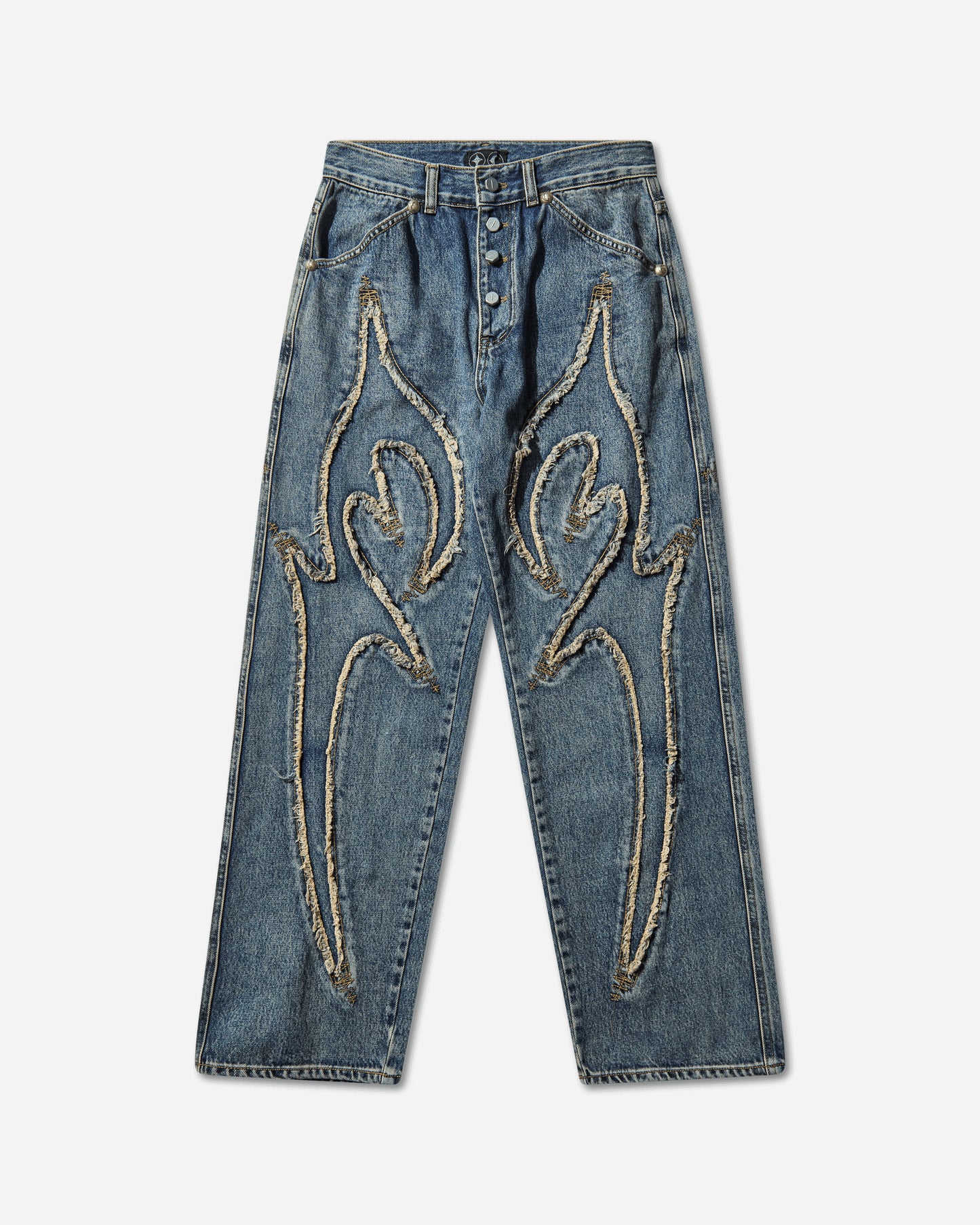 Thug Club Tribal Denim Pants Blue Pants Denim TC23PT0701 BLUE
