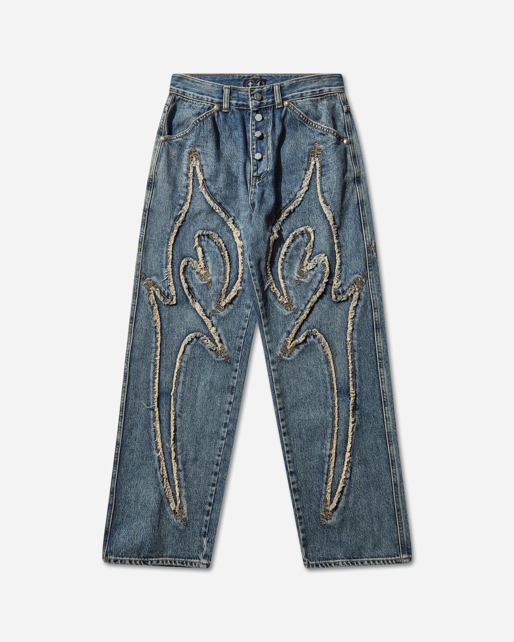 Thug Club Tribal Denim Pants Blue Pants Denim TC23PT0701 BLUE