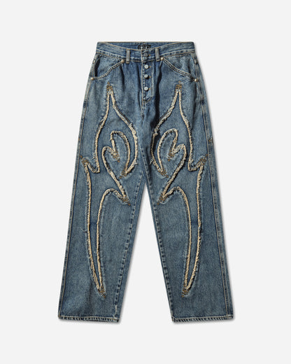 Thug Club Tribal Denim Pants Blue Pants Denim TC23PT0701 BLUE