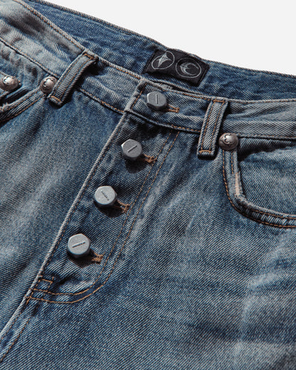 Thug Club Vintage Double Knee Pants Blue Pants Denim TC25PT2801 BLUE