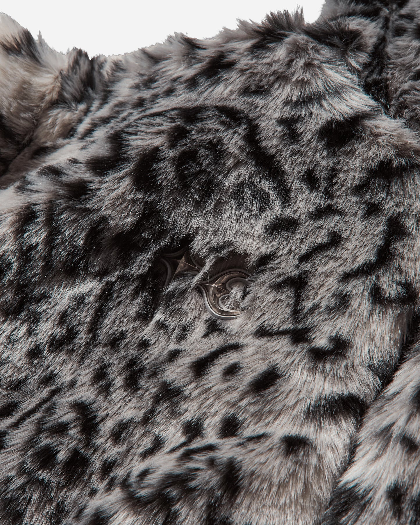 Thug Club Leopard Fur Jacket White/Black Coats and Jackets Jackets TC25JK3102 WHITEBLACK