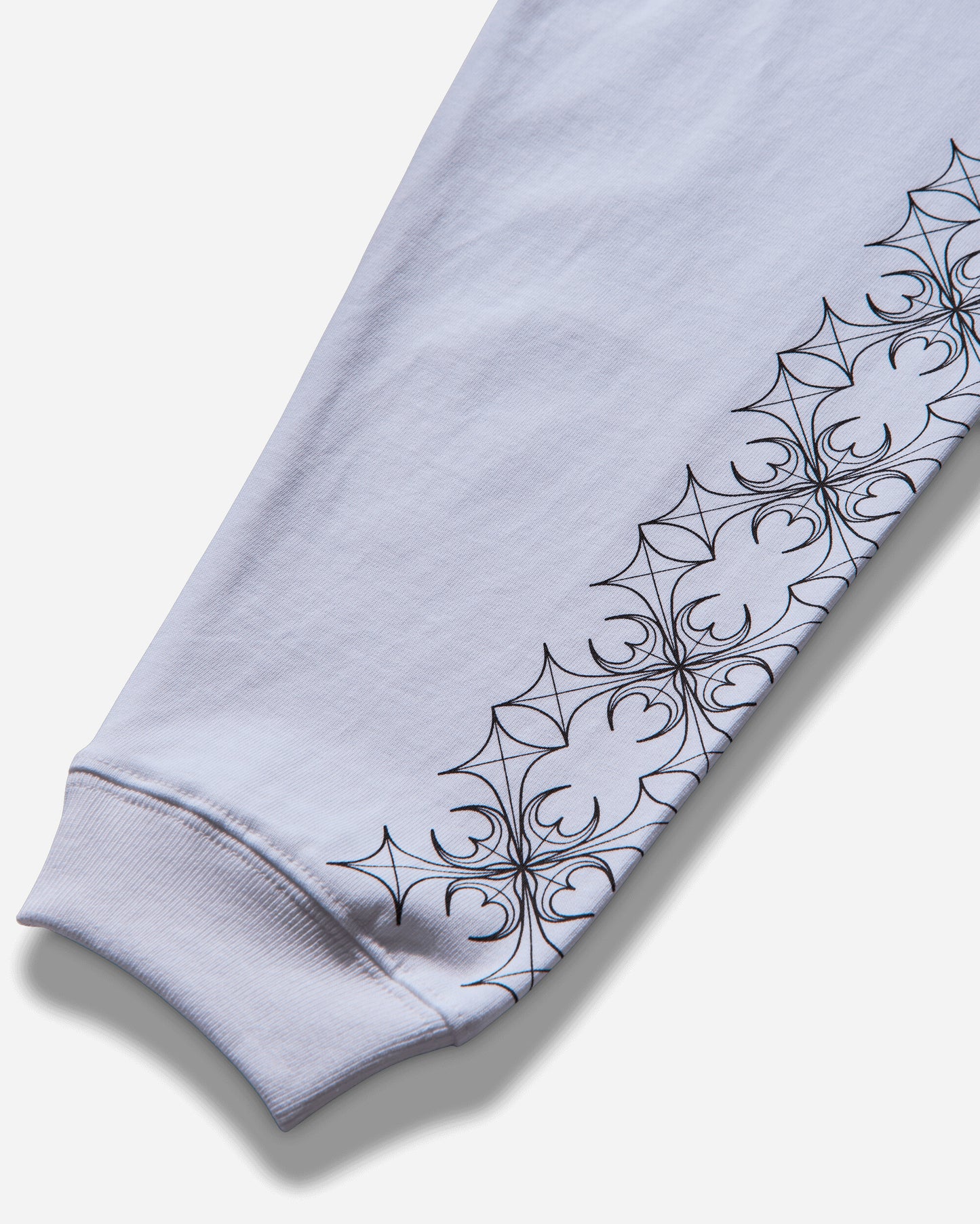 Thug Club Tc Pattern Long-Sleeve White T-Shirts Longsleeve TC25TS2601 WHITE