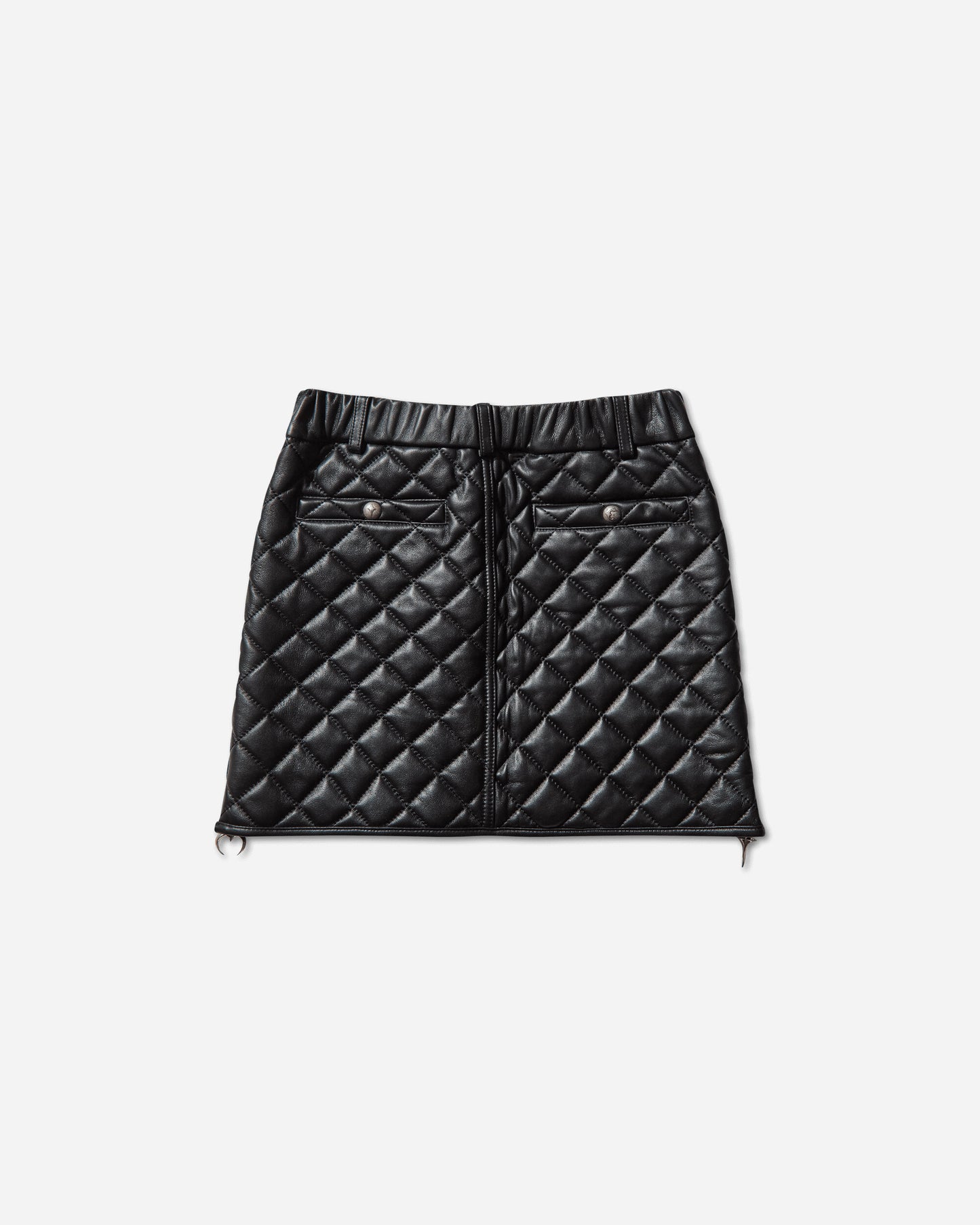 Thug Club Wmns Angels Quilted Short Skirt Black Skirts Mini TC25SK2001 BLACK