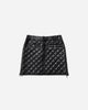 Thug Club Wmns Angels Quilted Short Skirt Black Skirts Mini TC25SK2001 BLACK