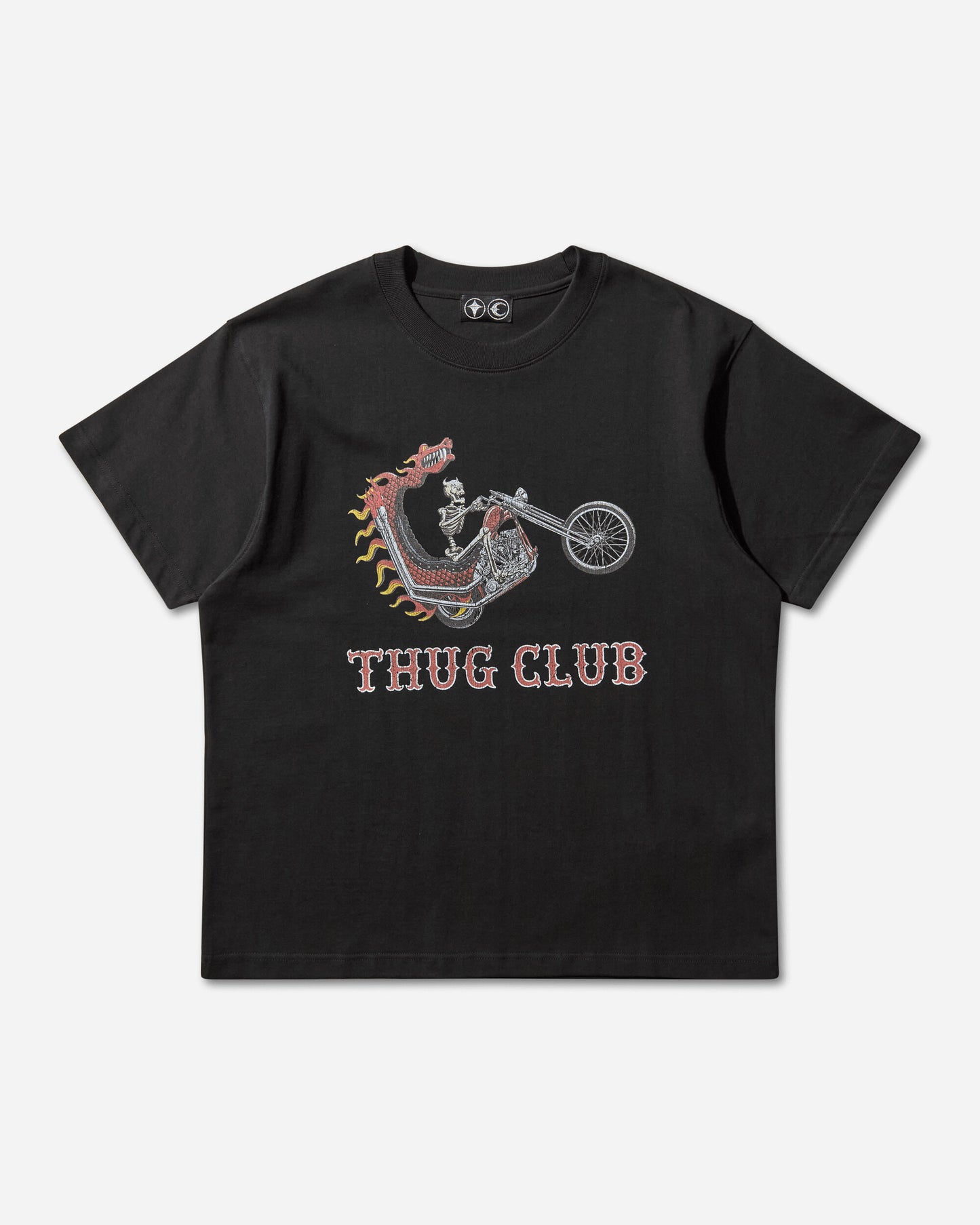 Thug Club Dragon Chopper T-Shirt Black T-Shirts Shortsleeve TC25TS2502 BLACK
