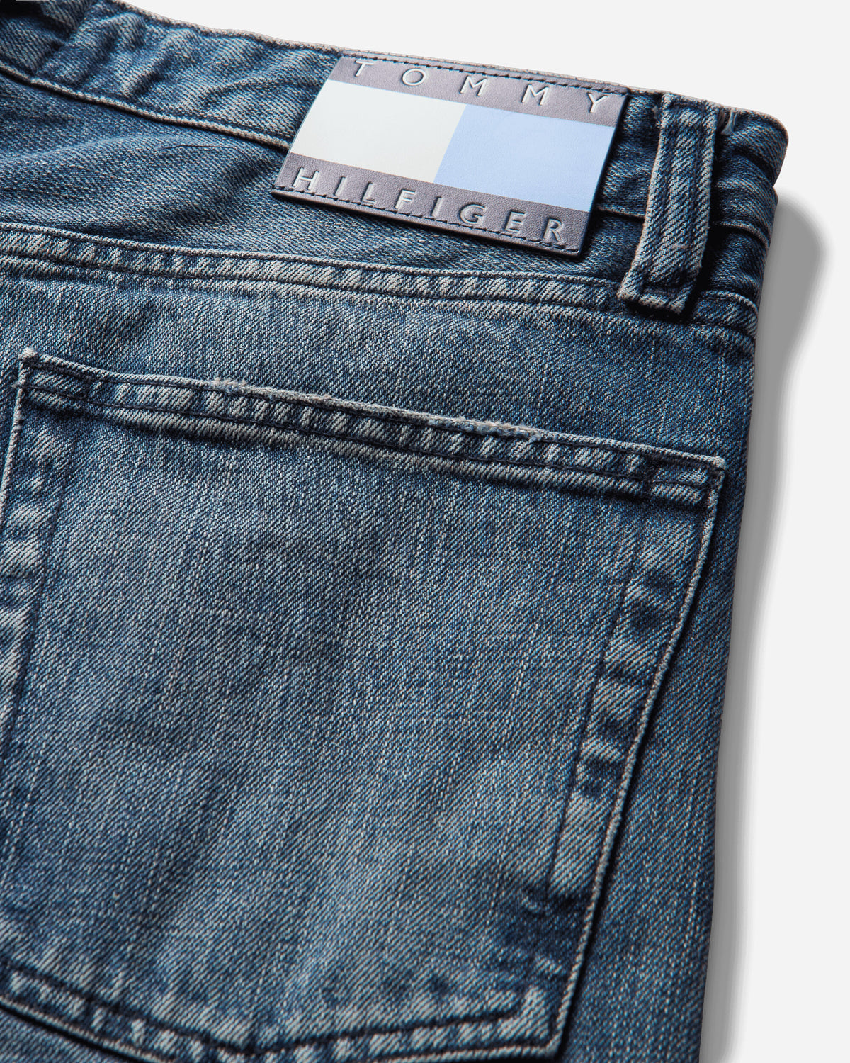 Tommy Hilfiger Fragment Wide Denim Pants Mid Wash Denim Pants Denim MW0MW442721CD 1CD