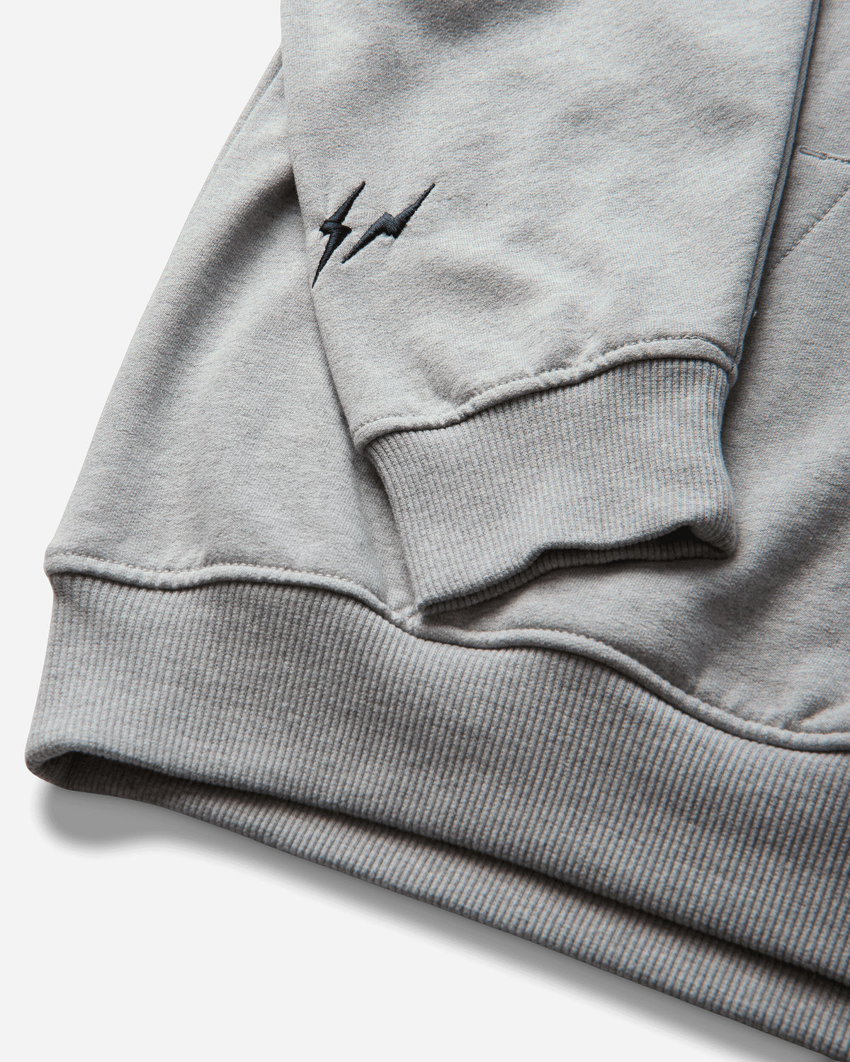 Tommy Hilfiger Fragment Distressed Flag Hoodie Light Grey Heather Sweatshirts Hoodies MW0MW45066P61 P61