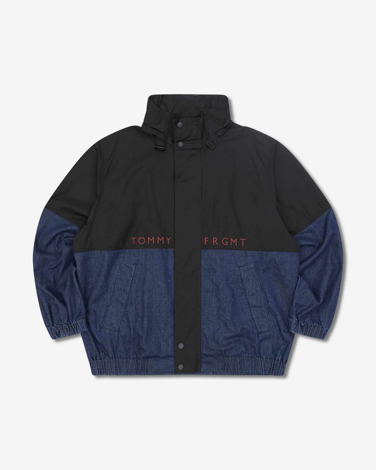 Tommy Hilfiger Fragment Colorblock Regatta Jkt Black/Flat Wash Denim Coats and Jackets Jackets MW0MW44263BDS BDS