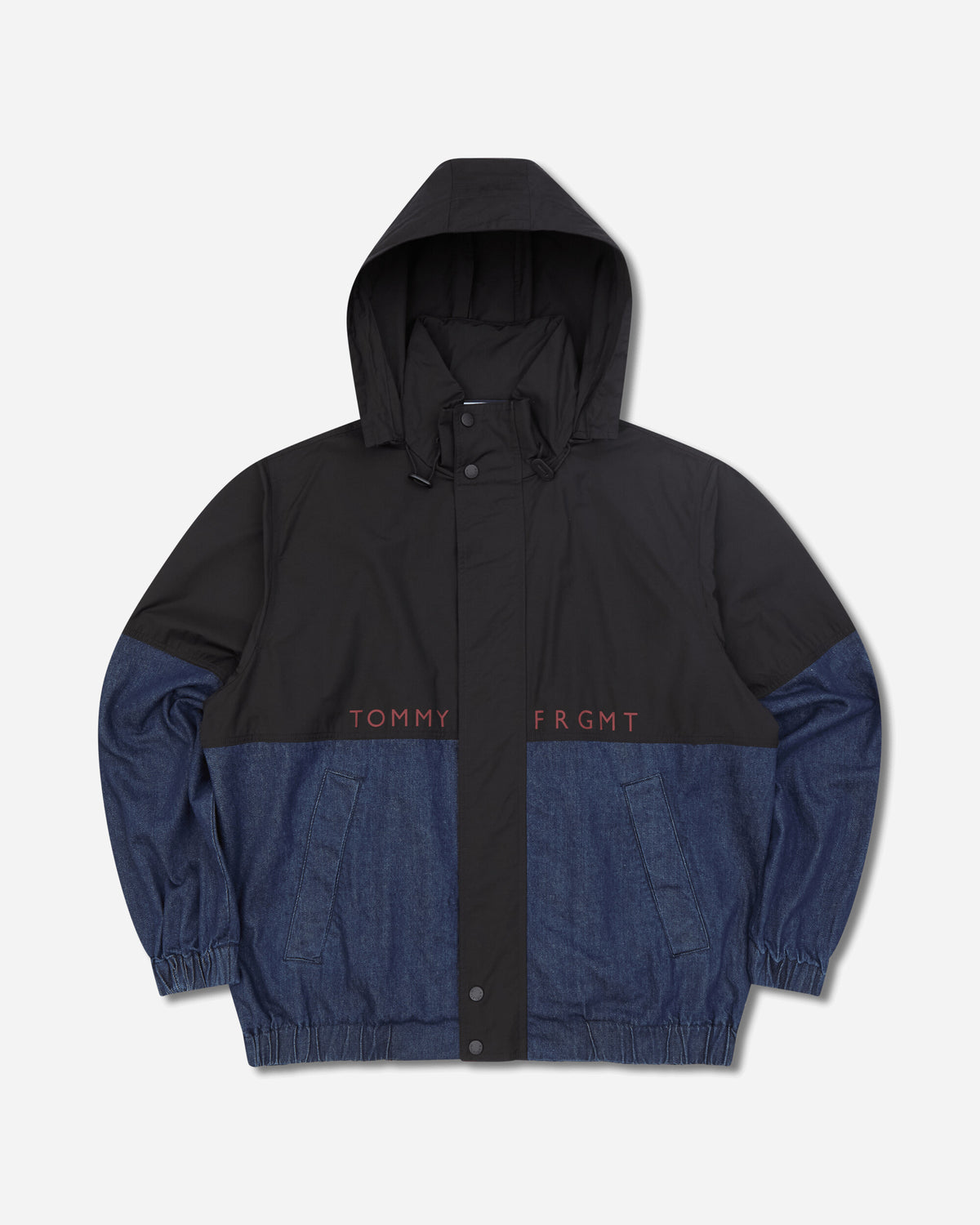 Tommy Hilfiger Fragment Colorblock Regatta Jkt Black/Flat Wash Denim Coats and Jackets Jackets MW0MW44263BDS BDS