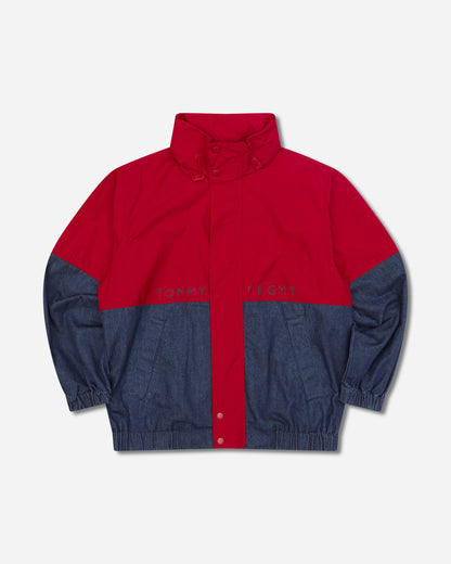 Tommy Hilfiger Fragment Colorblock Regatta Jkt Radiant Red/Flat Wash Denim Coats and Jackets Jackets MW0MW44263XLL XLL