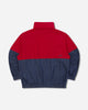 Tommy Hilfiger Fragment Colorblock Regatta Jkt Radiant Red/Flat Wash Denim Coats and Jackets Jackets MW0MW44263XLL XLL
