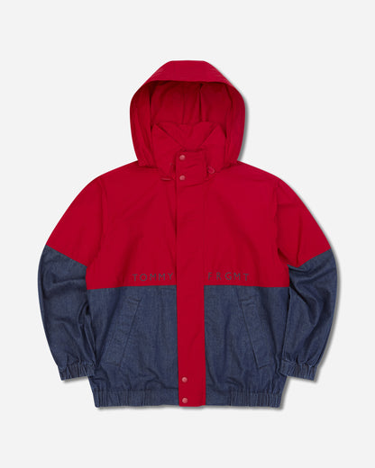 Tommy Hilfiger Fragment Colorblock Regatta Jkt Radiant Red/Flat Wash Denim Coats and Jackets Jackets MW0MW44263XLL XLL