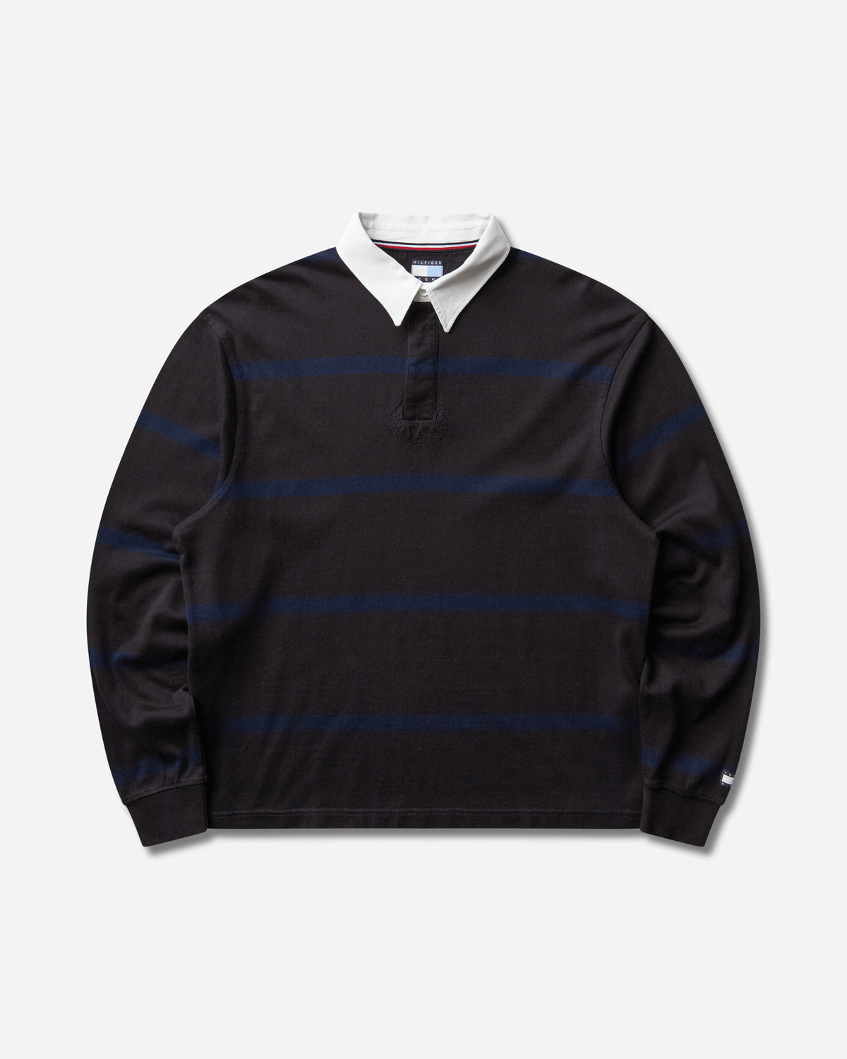 Tommy Hilfiger Fragment Stripe Rugby Black/Navy Blue T-Shirts Polo MW0MW45065BDS BDS