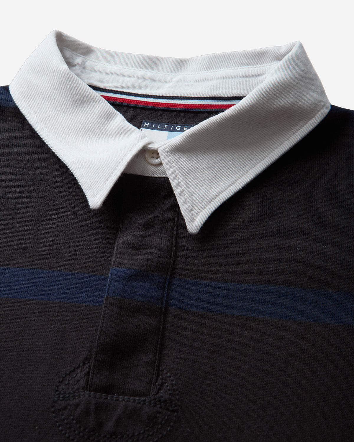 Tommy Hilfiger Fragment Stripe Rugby Black/Navy Blue T-Shirts Polo MW0MW45065BDS BDS