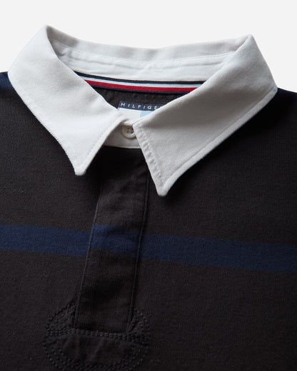 Tommy Hilfiger Fragment Stripe Rugby Black/Navy Blue T-Shirts Polo MW0MW45065BDS BDS