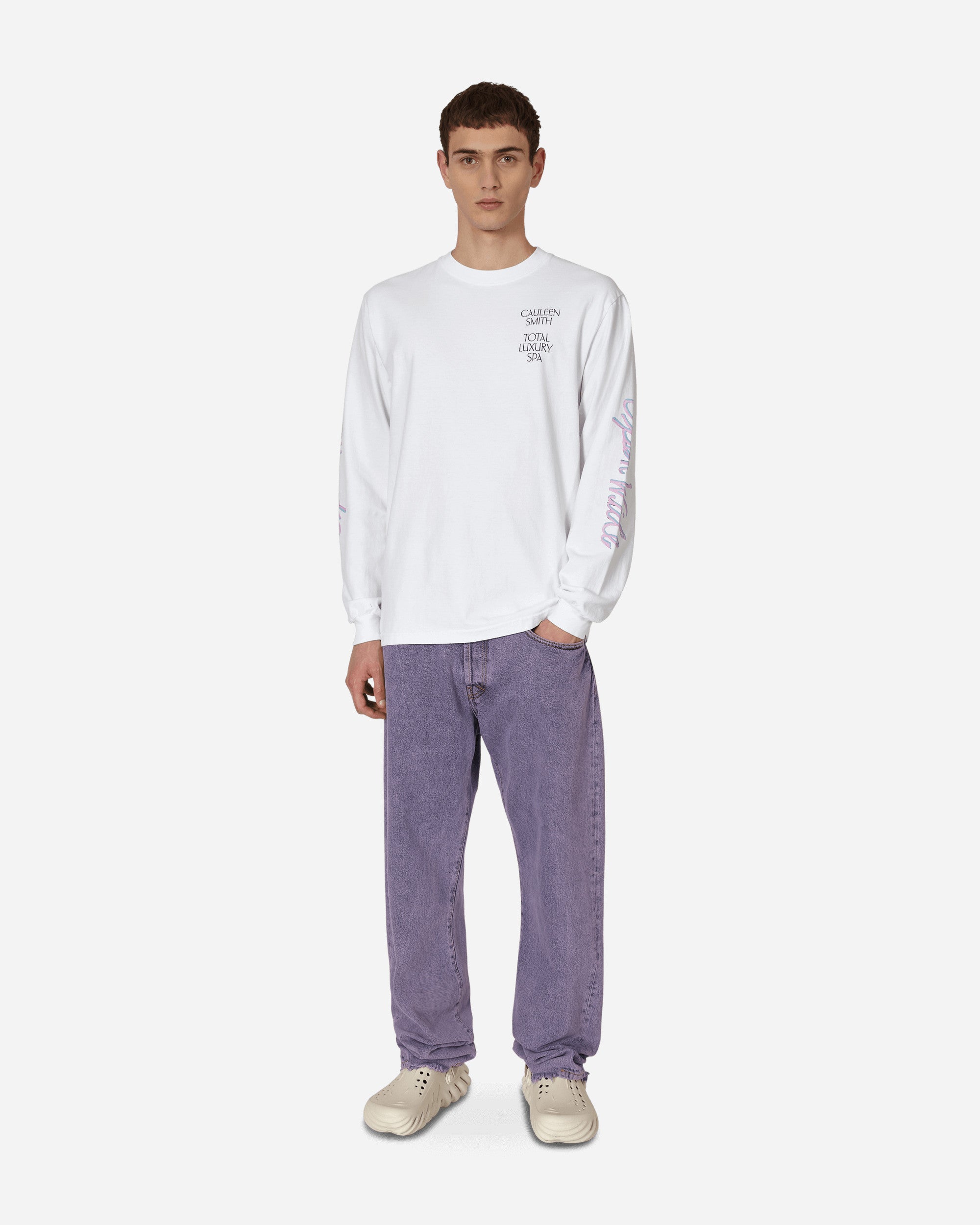 Total Luxury SPA Cauleen Smith – Open Wide – L/S White T-Shirts Longsleeve SPA-A5004 WHITE