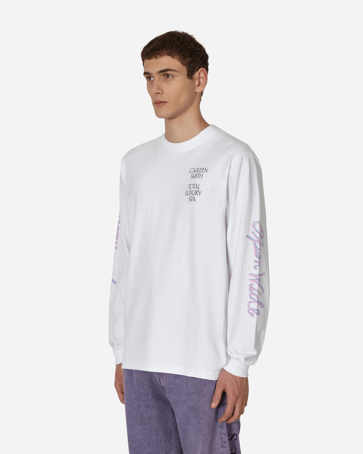 Total Luxury SPA Cauleen Smith – Open Wide – L/S White T-Shirts Longsleeve SPA-A5004 WHITE