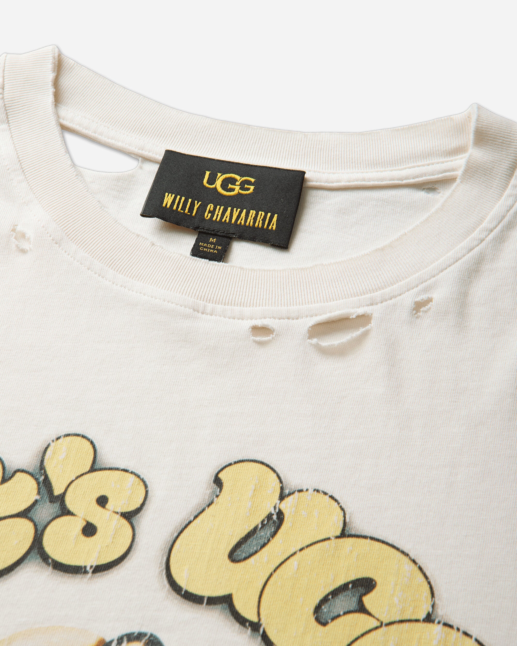 UGG Ugg Willy Chavarria T-Shirt Cream T-Shirts Shortsleeve 1189110 CREAM