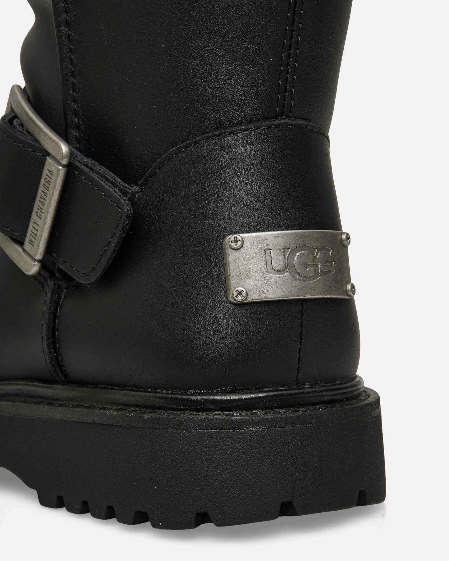 UGG Ugg Willy Chavarria Biker Black Boots Biker Boots 1186775 BLACK