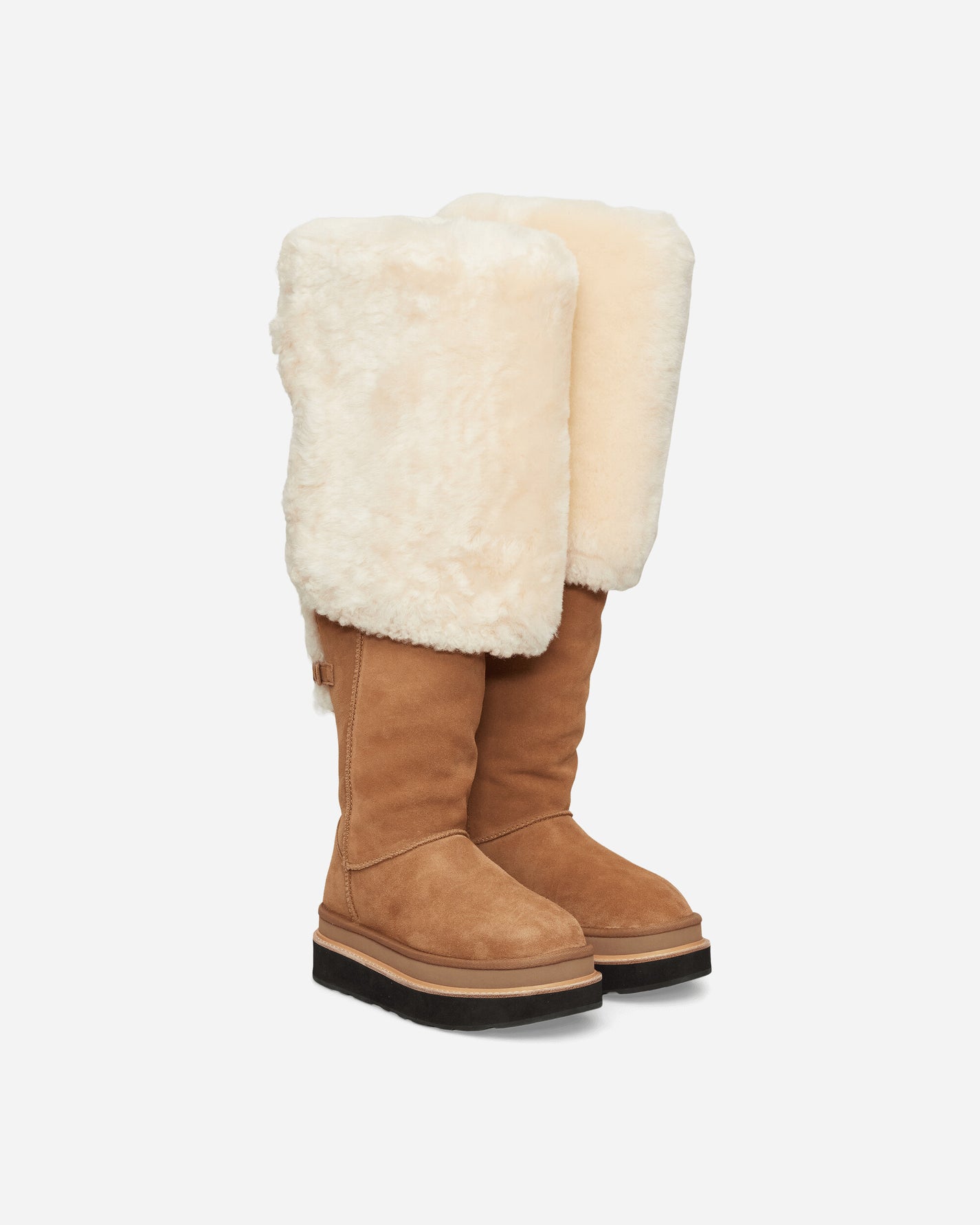 UGG Wmns W Ugg Sacai Thigh High Boot Chestnut Boots Knee 1175215 CHE