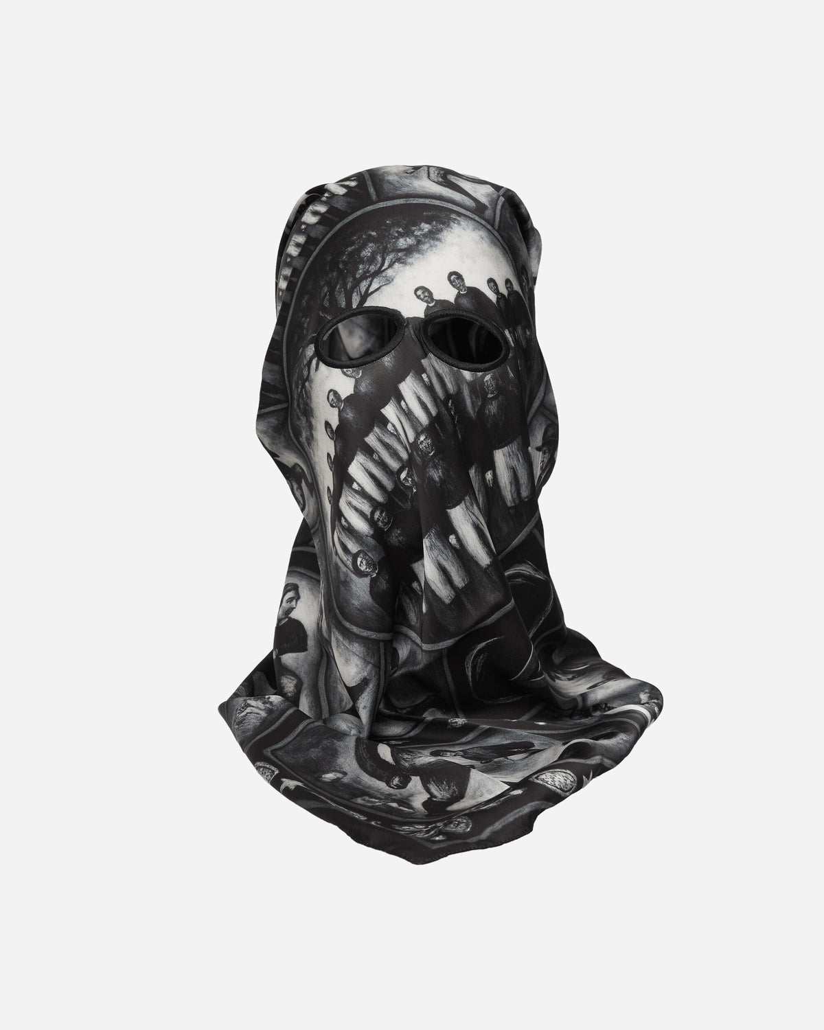Umbro Crowd Masked Foulard Black Grey Gloves and Scarves Scarves and Warmneck UBMW2105FA63 BLK0028