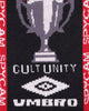 Umbro Cult Unity Scarf Black Red Gloves and Scarves Scarves and Warmneck UBMW232YA11 BLK0042