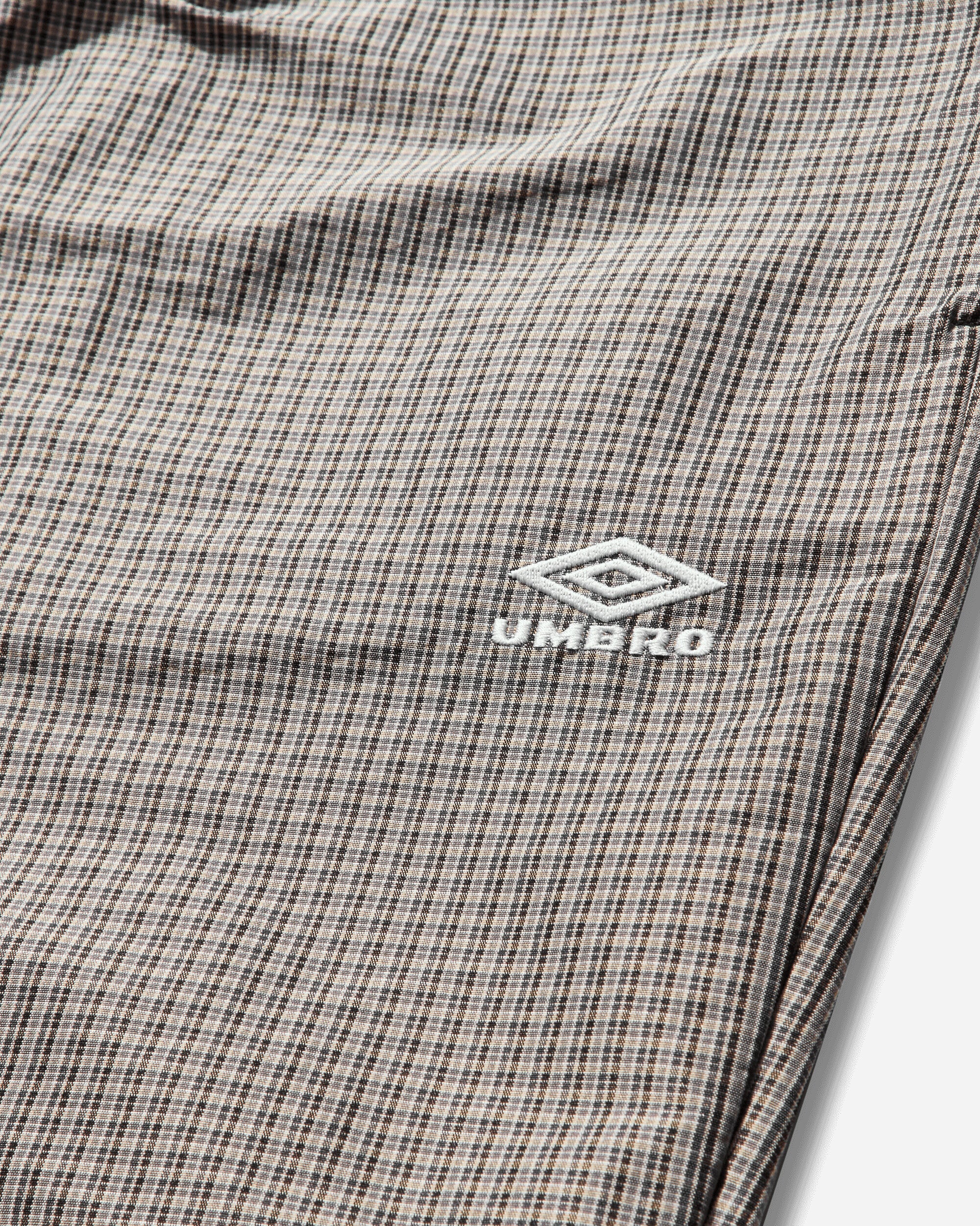 Umbro Check Track Pants Beige Black Pants Casual UBMW0335FA210 BEG0024