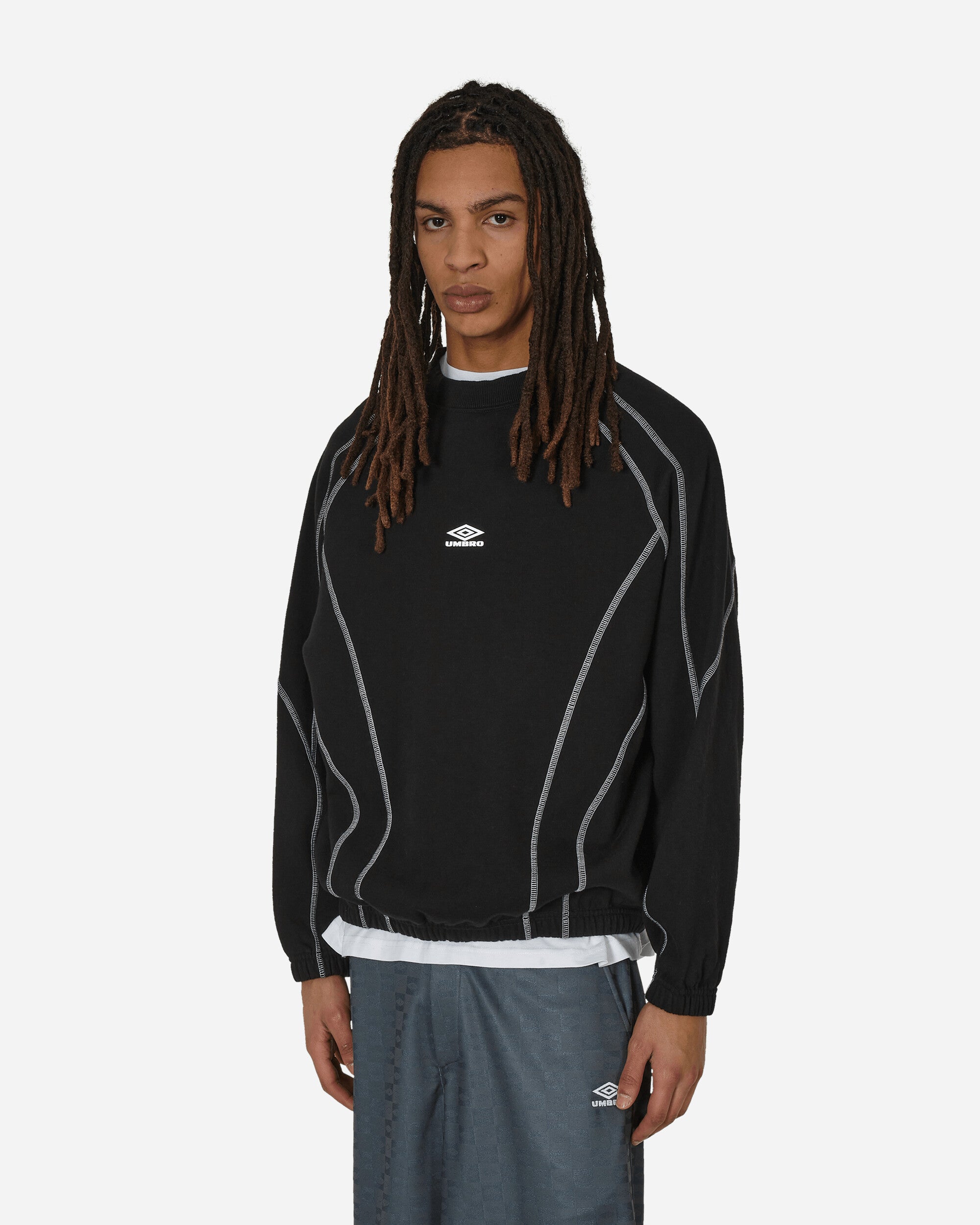 Umbro Sport Crewneck Black Sweatshirts Crewneck UBMW067FA42 BLK0001